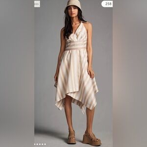 Anthropologie Maeve Asymmetrical Wrap Shirt Dress nwt size 2